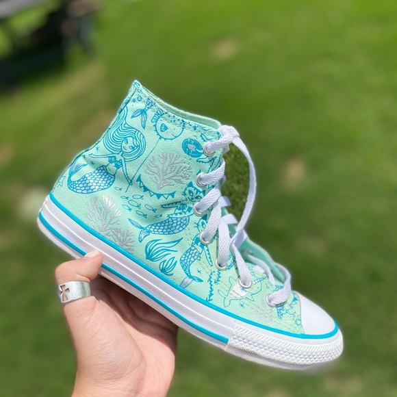 Chuck Taylor All Star Mermaid High Top Converse - Picture 1 of 8